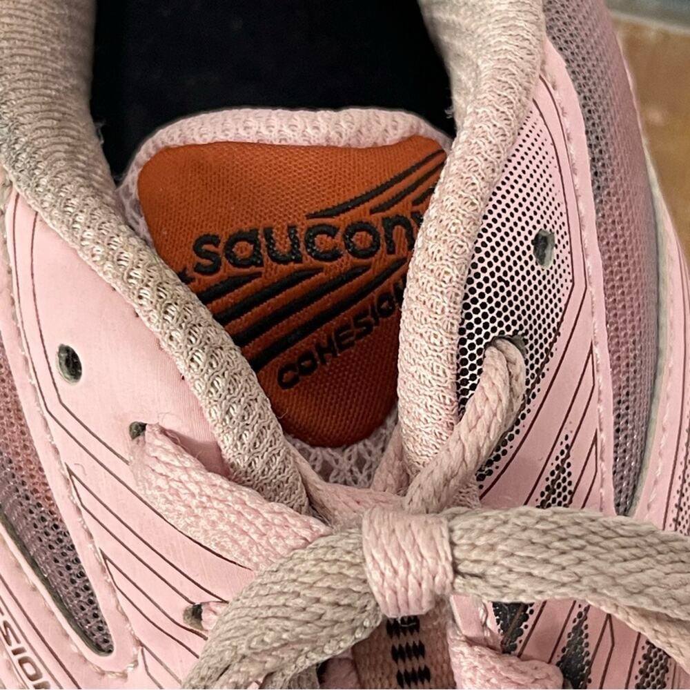 Saucony Women’s Cohesion 15 Running Shoe Pink Size 7 - Picture 10 of 12